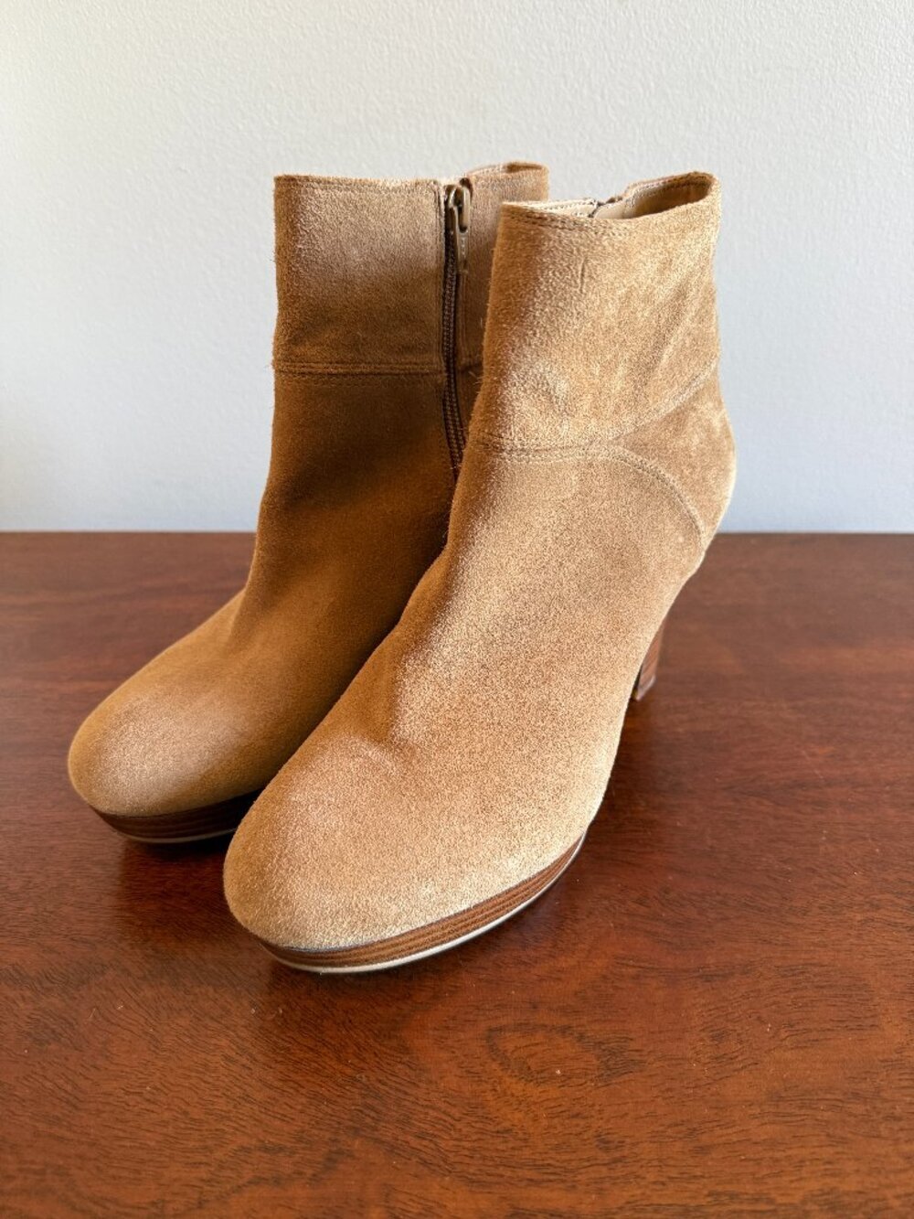 Nine West Raina Boots Women's Size 7.5 Ankle Booties Leather